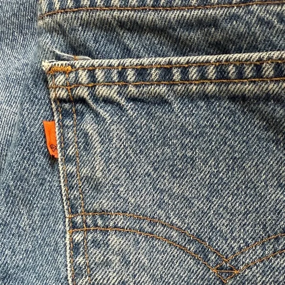 Vintage 70’s Levi’s orange label made in the USA 550 Jeans size 31x30